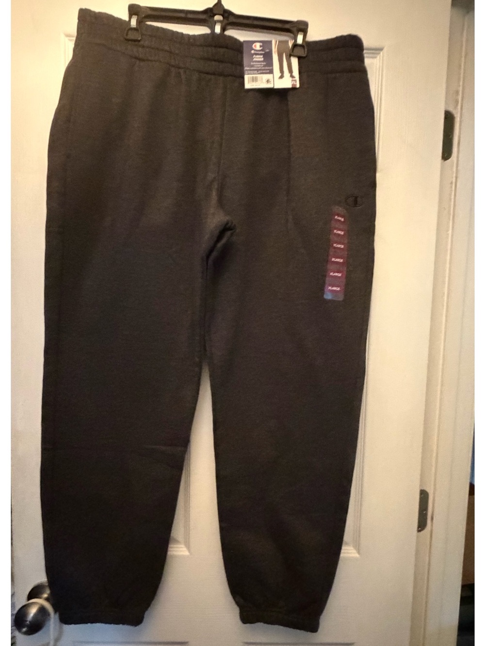 Champion Men's Dark Charcoal Fleece Joggers